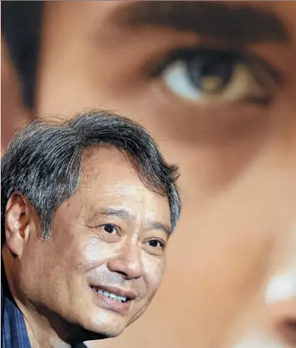  ?? Lee Jin-man / Associated Press ?? Ang Lee, at a news conference in Seoul, says “Life of Pi” was one of his most difficult challenges.