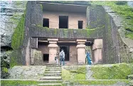  ??  ?? ANCIENT: Kanheri Caves in Sanjay Gandhi Park