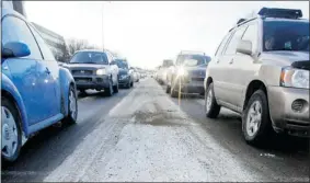  ??  ?? Calgary Herald/Files Calgary drivers are getting into fewer collisions than any of the other major cities, including Edmonton, Ottawa, Montreal and Toronto.