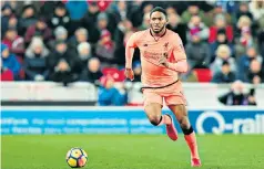  ??  ?? Ready for the fray: Joe Gomez knows his Merseyside derby debut will be a baptism of fire