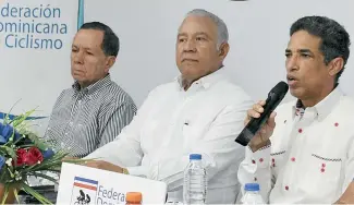  ?? FE ?? Desde la izquierda, Rafael Tejada, Andrés Bautista y Jorge Blas Díaz.