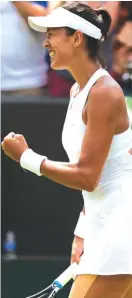  ??  ?? Garbine Muguruza who defeated Angelique Kerber Photo: AP