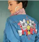  ??  ?? Lahi Kabayo jacket in light denim