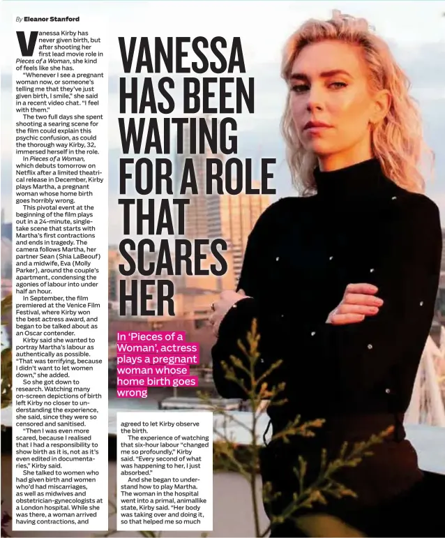 Role of a lifetime for Vanessa - PressReader