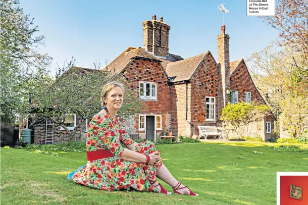  ??  ?? CULTURAL HISTORY Cressida Bell at The Dower House in East Sussex