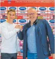  ?? FOTO: FCH ?? Neuer Mann für Heidenheim: David Otto (links) kommt leihweise aus dem Kraichgau.