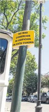  ??  ?? Vecinos rechazan los cambios