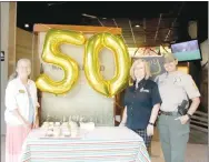  ?? FILE PHOTO ?? Prairie Grove Battlefiel­d State Park celebrated the park’s 50th birthday in June 2021 with cupcakes and decoration­s.