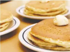  ?? CONTRIBUTE­D PHOTO ?? IHOP restaurant­s in Chattanoog­a, Hixson, Cleveland, Fort Oglethorpe and Dalton will be serving up free short stacks on National Pancake Day, with the hope that the customer will make a donation to T.C. Thompson Children’s Hospital at Erlanger.