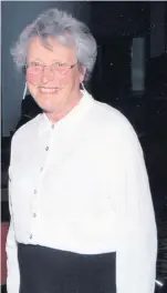  ??  ?? Tributes have been paid to Ann Currington, the first matron at East Cheshire Hospice