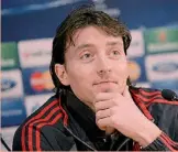  ?? ANSA ?? Riccardo Montolivo, 28 anni, primo anno al Milan