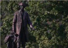  ?? RICK MADONIK, TORONTO STAR ?? The John. A. Macdonald statue at the south end of Queen’s Park. Paul Axelrod writes: “Make no mistake: The naming of buildings and memorials is an intensely political process, and there is nothing especially sacred about it.”