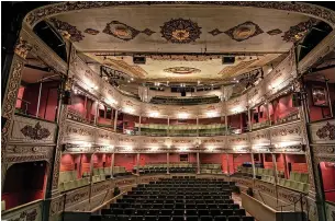  ?? Dan Kitwood ?? An interior shot of the Bristol Old Vic theatre