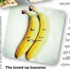  ??  ?? The loved-up bananas that appeared on Meghan’s Instagram feed