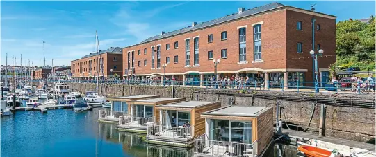  ?? ?? Welcoming: Milford Haven’s rebooted marina has a 100-room hotel, restaurant­s and shops offering locally made products