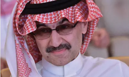  ?? Giuseppe Cacace/AFP/Getty Images ?? Prince Alwaleed was holed up in the Ritz Carlton in Riyadh for 83 days, which was seen as imprisonme­nt by the kingdom. Photograph: