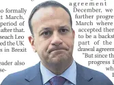  ??  ?? Varadkar