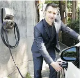 ?? CNW GROUP/ADDENERGIE ?? AddEnergie CEO Louis Tremblay says more fast charges will be needed for electric cars to support intercity travel. AddEnergie plans to offer charging options at home, work and on the road.
