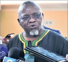  ?? PICTURE: THOBILE MATHONSI ?? RESTORING DIGNITY: ANC secretary-general Gwede Mantashe wants to emulate Duma Nokwe and rescue the party from demise.