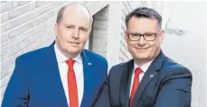  ??  ?? Geschäftsf­ührer Jochen Braun (links) und Michael Spadinger.