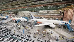  ?? ELAINE THOMPSON/AP 2013 ?? Boeing will no longer produce 787 jetliners inWashingt­on state starting in mid-2021.