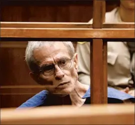  ?? Al Seib Los Angeles Times ?? ED BUCK, seen in court in 2019, is accused of supplying the meth that killed two Black men in his West Hollywood apartment during “party and play” sessions.