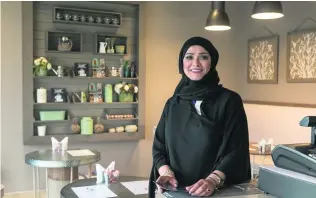  ?? Antonie Robertson / The National ?? Ibtisam Al Suwaidi is taking cafe culture in a new direction.
