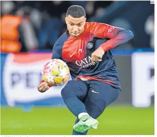  ?? AFP ?? COTIZADO. Kylian Mbappé tendrá muchos pretendien­tes, pero los de la Premier League podrían hacerse a un lado.