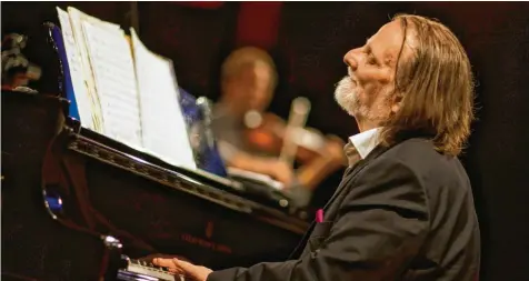  ?? Foto: H. Heim ?? Richie Beirach gefällt, dass die Deutschen den Jazz als Kunstform ansehen. Die Aufnahme des Pianisten entstand 2014 beim Augsburger Jazzsommer.