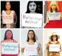  ??  ?? Mujeres wayuu expresan rechazo.
