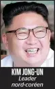  ??  ?? Leader nord-coréen