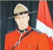  ?? — RCMP photo/ The Canadian Press ?? Const. Derek Pineo, 38, was killed when his police cruiser hit a moose seven kilometres west of Wilkie, Sask. early Friday.