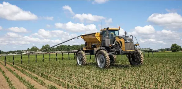  ?? PHOTOS: PRECISIONA­G INSTITUTE ?? At its primary level, precision agricultur­e involves basic GPS-guided steering and section control on a sprayer or planter. However, as a farmer adds more layers of data, decision- making becomes increasing­ly reliant on the analysis of informatio­n captured in field operations.