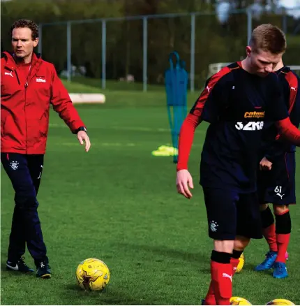  ?? Photograph: SNS ?? Jonatan Johansson could not be happier being back at Rangers