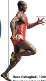 ??  ?? France (114), 15%
Italy (132) 15%
Ben Johnson, 1988 100 meters, Canada Johnson had his gold medal stripped after he tested positive for Stanozolol, an anabolic steroid. Johnson shattered the world record, running a 9.82. Carl Lewis, who placed second, was given the gold medal three days later.
Ross Rebagliati, 1998 Snowboard Giant Slalom, Canada
The only athlete to lose his gold medal after testing positive for marijuana. He appealed the decision and his medal was returned.