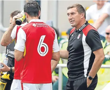  ??  ?? Alan Stubbs paid the ultimate price for fear of relegation from the Championsh­ip.