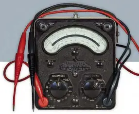  ??  ?? The dream meter of a young Ralph – the original Avo 8 MK3!