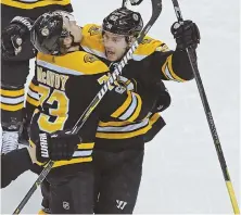  ?? HeRald FIle PHOTO ?? KEEPING IT TOGETHER: Sean Kuraly will be back with the Bruins next season after the restricted free agent forward signed a three-year contract yesterday.