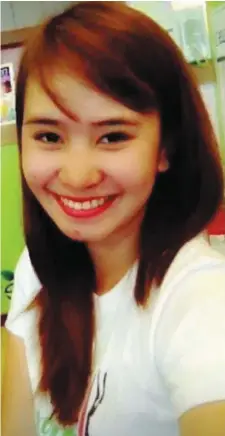  ??  ?? Jastine Valdez (24) was abducted and murdered on May 19