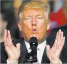  ?? STEVE HELBER/ THE ASSOCIATED PRESS ?? Republican presidenti­al candidate Donald Trump will try to appear presidenti­al and answer the questions, advisers say.