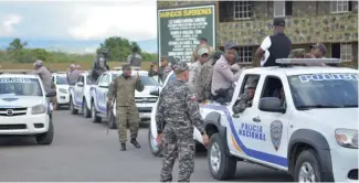  ?? FUENTE EXTERNA ?? Operativos buscan frenar delincuenc­ia en Santiago y pueblos del Cibao.