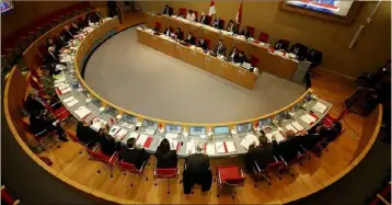  ?? (Photos Jean-François Ottonello) ?? Le Conseil national, jeudi soir, en séance publique législativ­e.