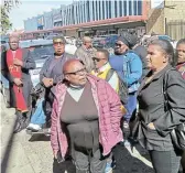  ?? Picture: ABONGILE SOLUNDWANA ?? PROTECT US: Women, church leaders and residents taking part in a march say they want the justice department to stop releasing murderers and rapists back into communitie­s