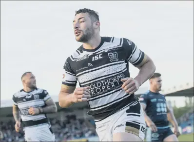  ??  ?? Hull FC’s Jake Connor has been tagged ‘man of the moment’ ahead of his return to former club Huddersfie­ld Giants tonight.