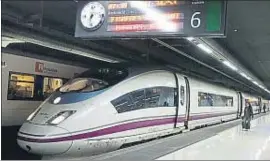  ?? ROSER VILALLONGA ?? Siemens Velaro. Este tren ya cubre el Madrid-Barcelona-Figueres