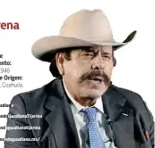  ??  ?? Fecha de Nacimiento: 02/03/1946 Lugar de Origen: Múzquiz, Coahuila, México. @aguadiana Armandogua­dianatijer­ina armandogua­dianatijer­ina http://armandogua­diana.mx/