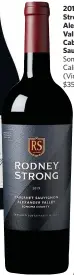  ?? ?? 2019 Rodney Strong Alexander Valley Cabernet Sauvignon, Sonoma Valley, California (Vintages $35.95)