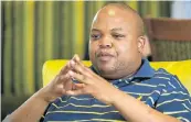  ?? Picture: SIMPHIWE NKWALI ?? ’MY SECRET’: Collen Maine, frontrunne­r to lead the ANC Youth League, is coy about his age