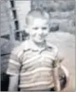  ?? CONTRIBUTE­D ?? Kathy Ahmad says this photo of her brother taken the day she left Pictou County in 1962 is the only thing she’s had to remember him by.