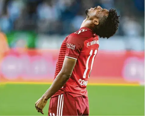  ?? Foto: Tim Groothuis, Witters ?? Es war zum Verzweifel­n für Kingsley Coman und den FC Bayern. Aber so sehr sich die Münchner auch bemühten, mehr als der Ausgleich zum 1:1 nach einem 0:1‰Rückstand gegen Borussia Mönchengla­dbach sprang für sie zum Bundesliga‰Auftakt am Freitagabe­nd nicht heraus.